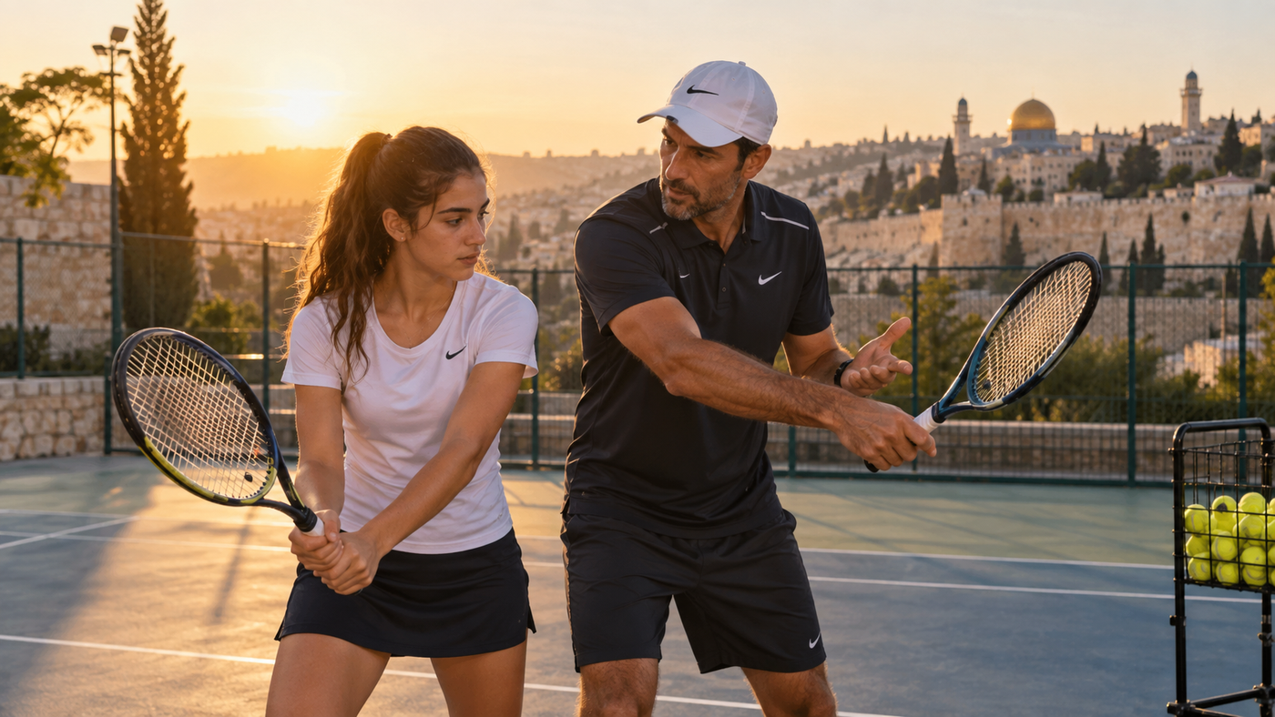 מאמן טניס בירושלים – איך בוחרים מאמן מתאים? - ינון ספיר